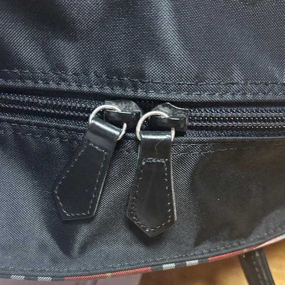 Burberry Blue Label Red and Black Plaid Tote  Free COA included ! Like new ! - Picture 12 of 15